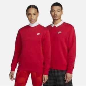 Nike Red Crewneck Sweater
